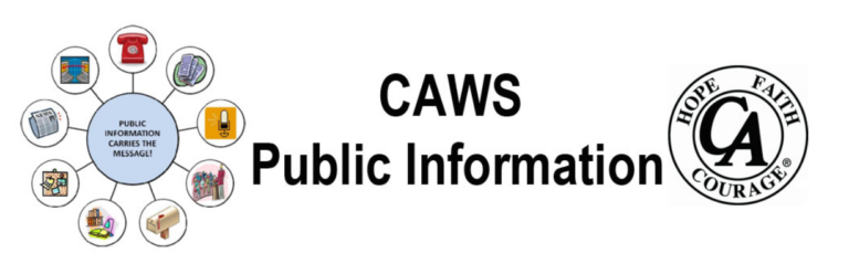 caws public information logo